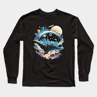 Space Vivid Color Style v.1 Long Sleeve T-Shirt